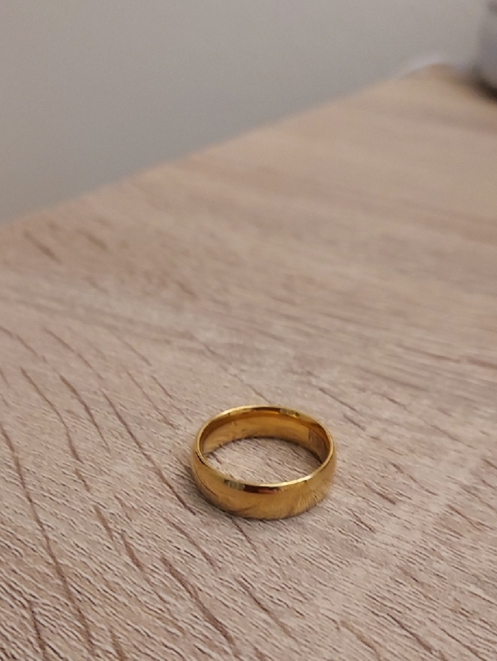 Simple Titanium Band Ring